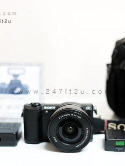 กล้อง Sony A5100 +เลนส์ 16-50mm สีดำ