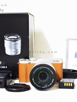 กล้อง Fujifilm X-A2+เลนส์ 16-50 mm f3.5-5.6 OIS II สีส้ม