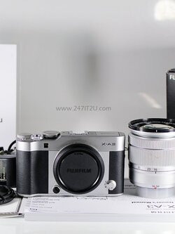 Fujifilm X-A3 +16-50mm สี Silver เครื่องศูนย์ ประกันถึง กพ. 2563