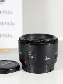 เลนส์ Canon EF 50mm F1.8 II สีดำ
