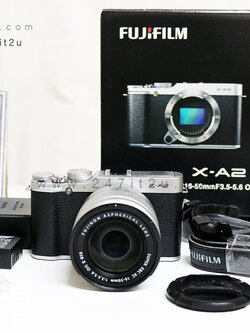 Fujifilm X-A2 พร้อมเลนส์ 16-50mm f3.5-5.6 สี silver