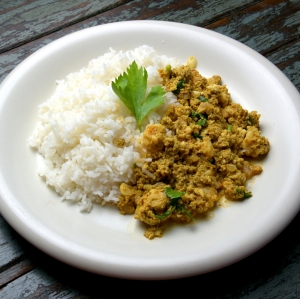 กุ้งผัดผงกะหรี่