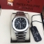 นาฬิกา Patek Philippe รุ่น Men's Nautilus Chronograph สีเงิน สายเลสสีเงิน หน้าปัดสีดำ งานเกรด CC