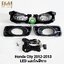 ไฟตัดหมอก HONDA CITY 2012 2013 โคม LED แสงไฟสีขาว ฝาครอบดำ ฮอนด้าซิตี้ รับประกันสินค้า 3 เดือน
