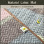 เสื่อยางพารา Natural Latex Mat 1*180*200 CM แบบที่ 1