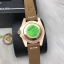 นาฬิกา Rolex รุ่น Yacht Master สี Rose Gold สายหนังแท้ เกรด Mirror Swiss