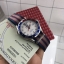 นาฬืกา Omega รุ่น Seamaster Master Chronometer สีเงิน กรอบเซรามิคหน้าน้ำเงินแดง สายผ้านาโน