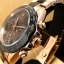 นาฬิกา Rolex Cosmograph Daytona Everose Gold Bezel Ceramic Dial Chocoloate สายสลับ PVD Black New Series