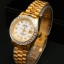 นาฬิกา Rolex Lady-Datejust Gold President 26 mm. Dial White mother-of-perl set with diamond