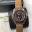 นาฬิกา Rolex รุ่น Yacht Master สี Rose Gold สายหนังแท้ เกรด Mirror Swiss