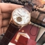 นาฬิกา Patek Philippe สี Pink หน้าขาว งานเกรด Top Mirror Swiss สายหนังน้ำตาล