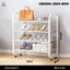 ชั้นวางรองเท้า แสตนเลสหนา ชั้นวางสแตนเลสท่อแบบเหลี่ยม CB0204 - CB0207