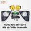 ไฟตัดหมอก ไฟสปอร์ตไลท์ โคมเหลือง TOYOTA YARIS 2014 2015 2016 ฝาครอบดำคิ้วชุบ โตโยต้า ยาริส รับประกันสินค้า 1 เดือน