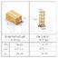 กล่องเก็บเครื่องปรุง กล่องใส่เครื่องปรุง ที่ใส่ของอเนกประสงค์ 4 ชั้น หมุนได้ 360 องศา