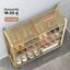 ชั้นวางรองเท้า แสตนเลสหนา ชั้นวางสแตนเลสท่อแบบเหลี่ยม CB0204 - CB0207