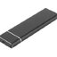 USB 3.1 to M.2 NGFF SSD Mobile Hard Disk Box Adapter Card External Enclosure Case for m2 SATA SSD USB 3.1 2230/2242/2260/2280(Black)