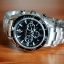 นาฬิกา Omega รุ่น Planet Ocean "James Bond SkyFall" Chronograph Black สีเงิน สายเลสสีเงิน