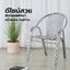 เก้าอี้ สแตนเลส ทานอาหาร ร้านกาแฟ แข็งแรง รับน้ำหนักได้เยอะ ซ้อนได้ YL0286-SH75-ST