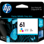 HP 61 ตลับหมึกอิงค์เจ็ท 3สี Tri-Color Original Ink Cartridge (CH562WA)