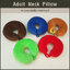 หมอนรองคอโค้ง (Adult Neck Pillow) ยางพาราแท้ *สีแดง