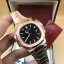 นาฬิกา Patek Philippe รุ่น Nautilus งาน Mirror Swiss สาย Stainless Steel สี Pink Gold หน้าปัดสีดำ