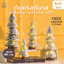 ต้นคริสต์มาสตกแต่ง ต้นคริสต์มาสปลอม Christmas Tree มาพร้อมไฟ LED ขนาด 30 cm B1S014 - B1S127