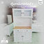 ตู้เคาน์เตอร์ครัว ตู้วางของ ไม้ยางพาราแท้ แข็งแรง กันน้ำกันปลวก PT044-40X100X180-W