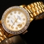 นาฬิกา Rolex Lady-Datejust Gold President 26 mm. Dial White mother-of-perl set with diamond