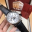 นาฬิกา Patek Philippe Perpetual Calendar หน้าปัดสีเทาเงิน สายหนังสีดำ