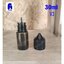 30ml V3 ขวดกอลิล่า สีดำ