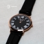 นาฬิกา patek philippe หน้าปัดดำ เลขโรมัน ขอบทองสายดำ
