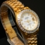 นาฬิกา Rolex Lady-Datejust Gold President 26 mm. Dial White mother-of-perl set with diamond