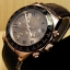 นาฬิกา Rolex Cosmograph Daytona Everose Gold Bezel Ceramic Black Leather Dial Chocoloate New Series 2012