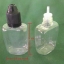 30ml PET ขวดหยดใส แบนขอบเหลี่ยม ฝาดับเบิ้ลล็อค
