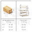 ชั้นวางของ ชั้นวางของอเนกประสงค์ เคาน์เตอร์ประกอบอาหาร ในห้องครัว ขนาด 80 x 34 x 158 cm.