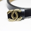 เข็มขัด chanel หนังแท้สีดำสวย