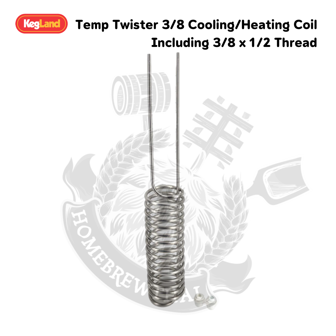 Temp Twister 3/8 Cooling/Heating Coil Including 3/8 x 1/2 Thread ทำ